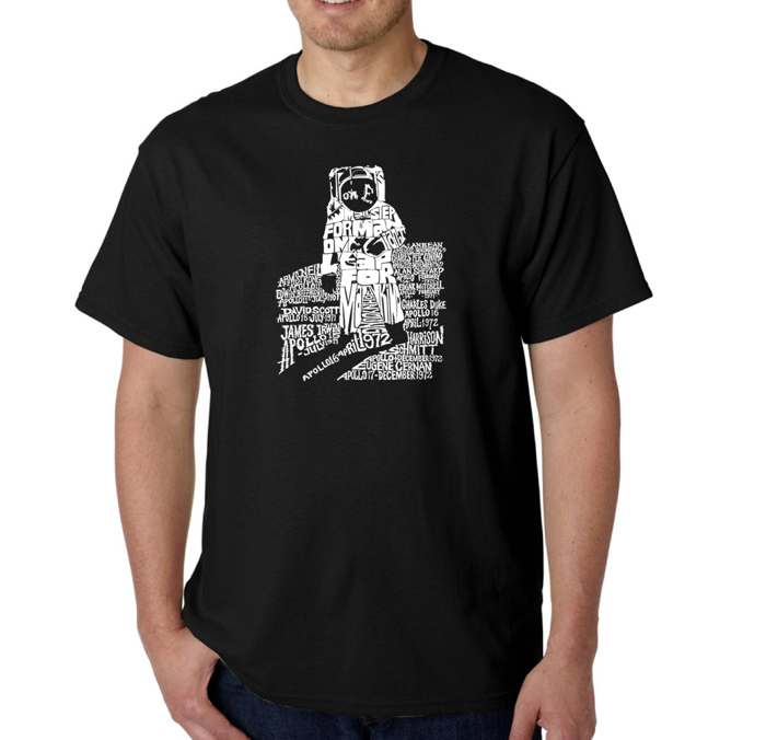 Mens Word Art T-shirt - ASTRONAUT