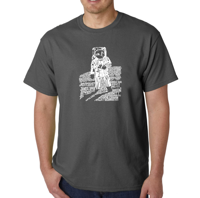 Mens Word Art T-shirt - ASTRONAUT