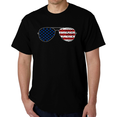 Americana Sunglasses - Mens Word Art T-Shirt