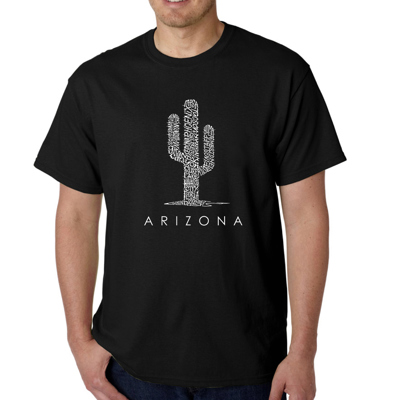 Mens Word Art T-shirt - Arizona Cities
