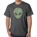  Mens Word Art T-shirt - Beware of Humans