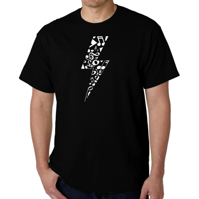 Mens Word Art T-shirt - Lightning Bolt