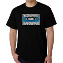 Black Medium Mens Word Art T-shirt - 80s One Hit Wonders