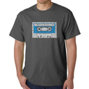 Gray XXXL Mens Word Art T-shirt - 80s One Hit Wonders