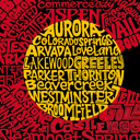  Mens Word Art T-shirt - Colorado