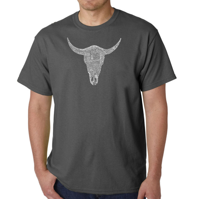 Mens Word Art T-shirt - COUNTRY MUSIC'S ALL TIME HITS