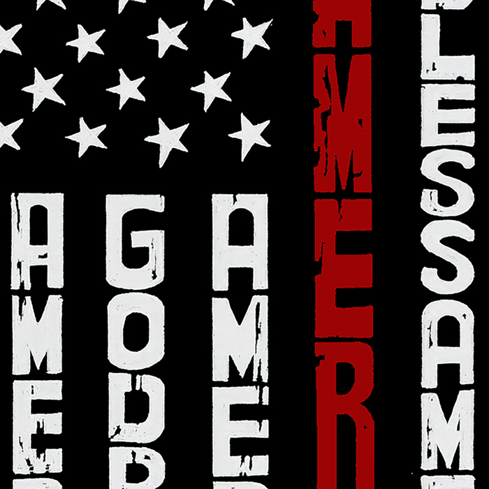 Cross Flag - Mens Word Art T-Shirt