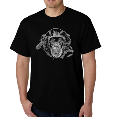 Mens Word Art T-shirt - Chimpanzee