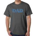 Gray XXXXL Mens Word Art T-shirt - Dad