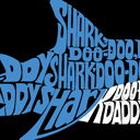  Mens Word Art T-shirt - Daddy Shark