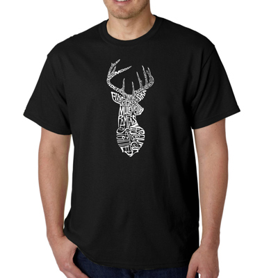 Mens Word Art T-shirt - Types of Deer