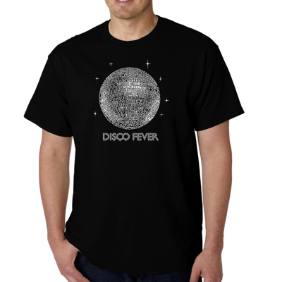 Mens Word Art T-shirt - Disco Ball