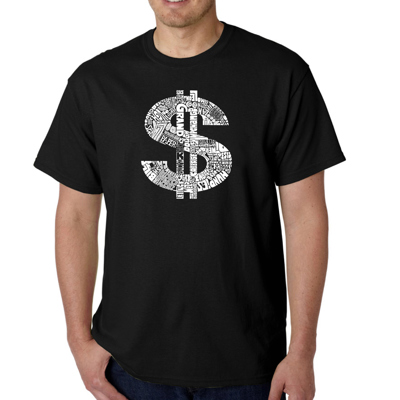Mens Word Art T-shirt - Dollar Sign