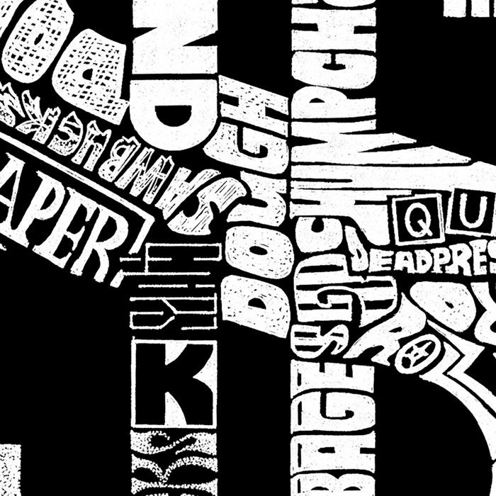 Mens Word Art T-shirt - Dollar Sign