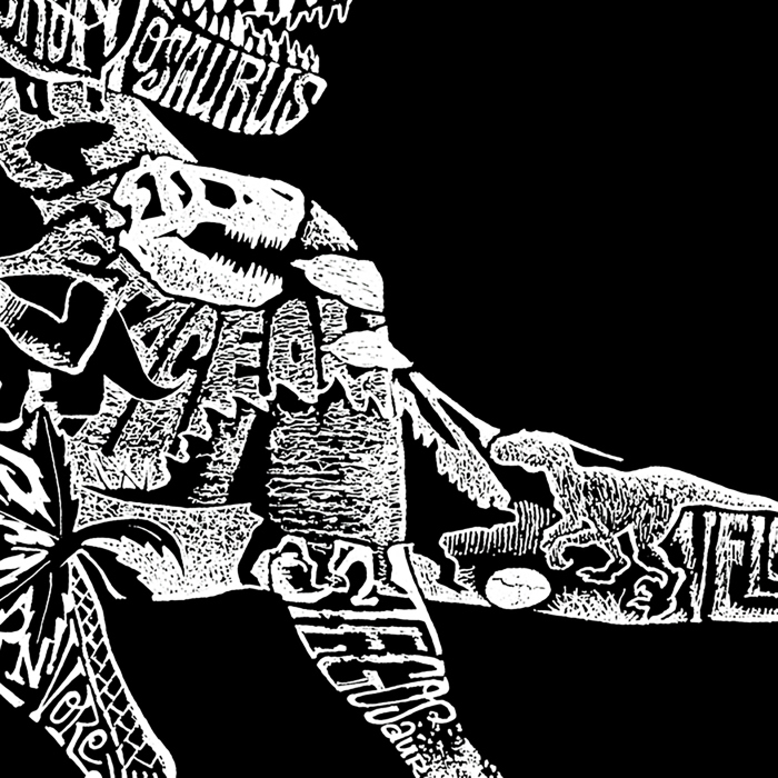 Mens Word Art T-shirt - Dino Pics