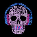  Mens Word Art T-shirt - Styles of EDM Music