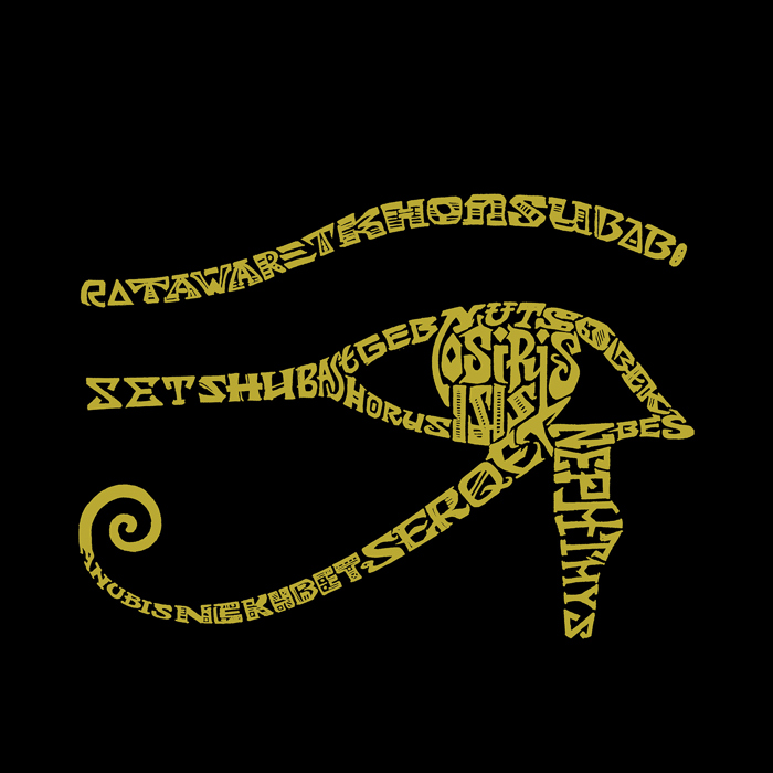 Mens Word Art T-shirt - EGYPT