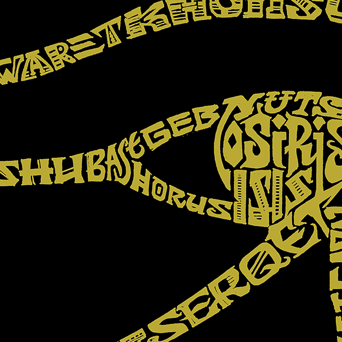 Mens Word Art T-shirt - EGYPT