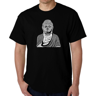 Mens Word Art T-shirt - Buddha
