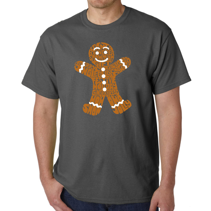Gingerbread - Mens Word Art T-Shirt