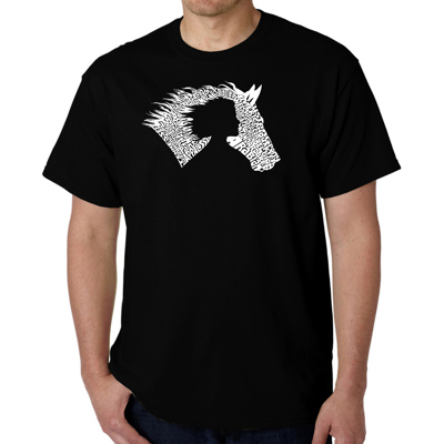 Girl Horse - Mens Word Art T-Shirt