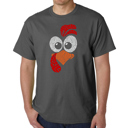  Turkey Face - Men's Word Art T-Shirt