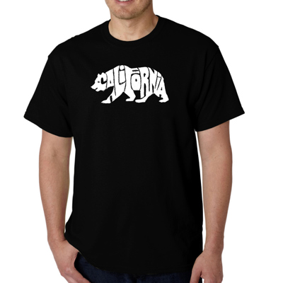 Mens Word Art T-shirt - California Bear