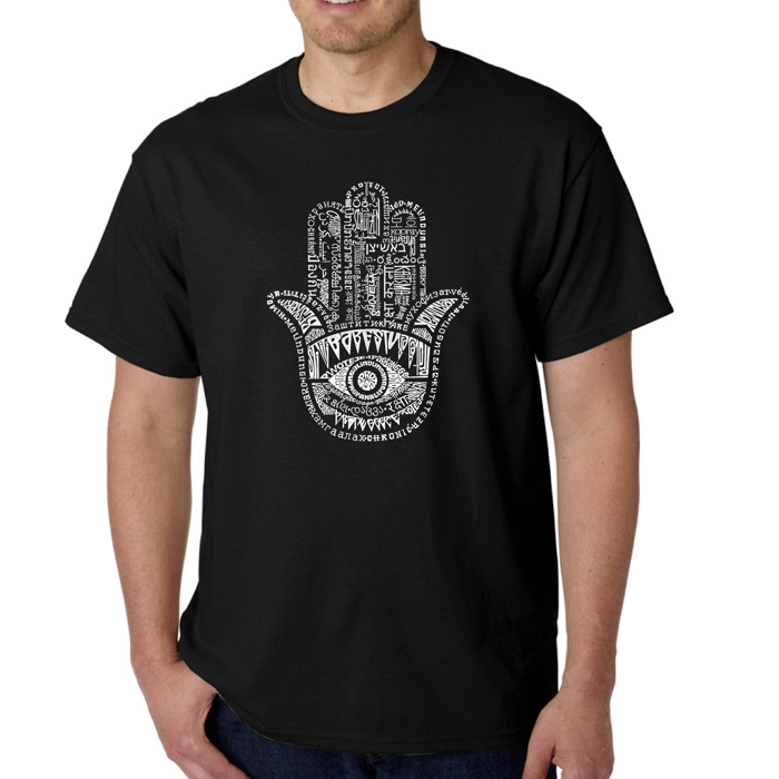 Mens Word Art T-shirt - Hamsa