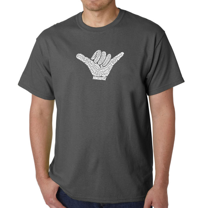 Mens Word Art T-shirt - TOP WORLDWIDE SURFING SPOTS