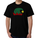  Christmas Elf Hat - Mens Word Art T-Shirt