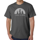 Gray XL Mens Word Art T-shirt - Nature Lover
