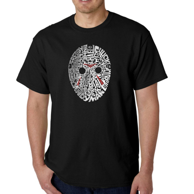 Mens Word Art T-shirt - Slasher Movie Villians