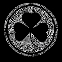  Mens Word Art T-shirt - LYRICS TO WHEN IRISH EYES ARE SMILING