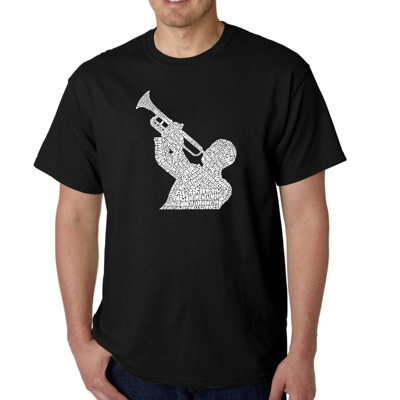 Mens Word Art T-shirt - ALL TIME JAZZ SONGS