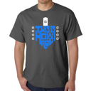 Gray Large This is How I Roll - Mens Word Art T-Shirt