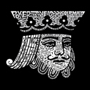  Mens Word Art T-shirt - King of Spades