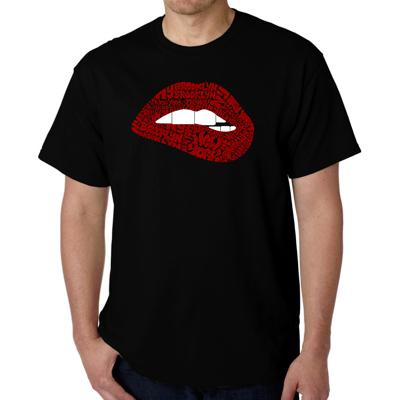 Brooklyn Lips - Mens Word Art T-Shirt