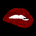 Brooklyn Lips - Mens Word Art T-Shirt