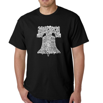 Mens Word Art T-shirt - Liberty Bell