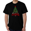 Black XXL Have Yourself a Merry Little Christmas - Mens Word Art T-Shirt
