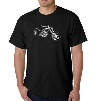 Mens Word Art T-shirt - MOTORCYCLE