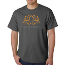 Gray XL Mens Word Art T-shirt - Namaste