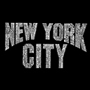  Mens Word Art T-shirt - NYC NEIGHBORHOODS