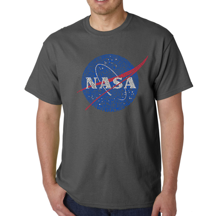 Mens Word Art T-shirt - NASA's Most Notable Missions