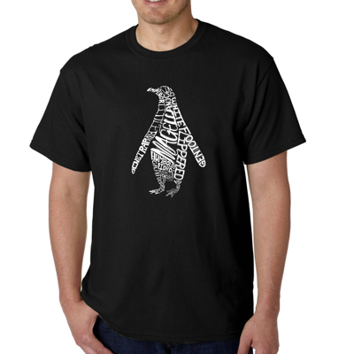 Mens Word Art T-shirt - Penguin