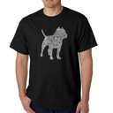  Mens Word Art T-shirt - Pitbull