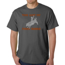 Gray Medium Mens Word Art T-shirt - This Aint My First Rodeo