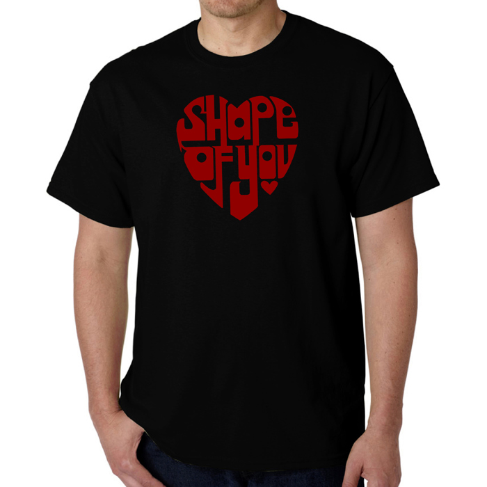 Mens Word Art T-shirt - Shape of You