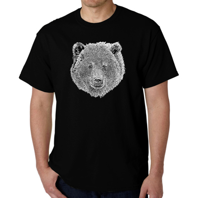 Mens Word Art T-shirt - Bear Face