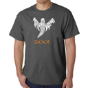  Halloween Ghost - Mens Word Art T-Shirt